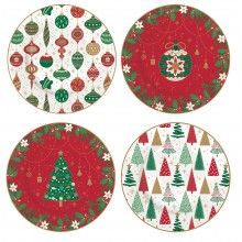 Кт/4 чинии 19см Jingle Bells